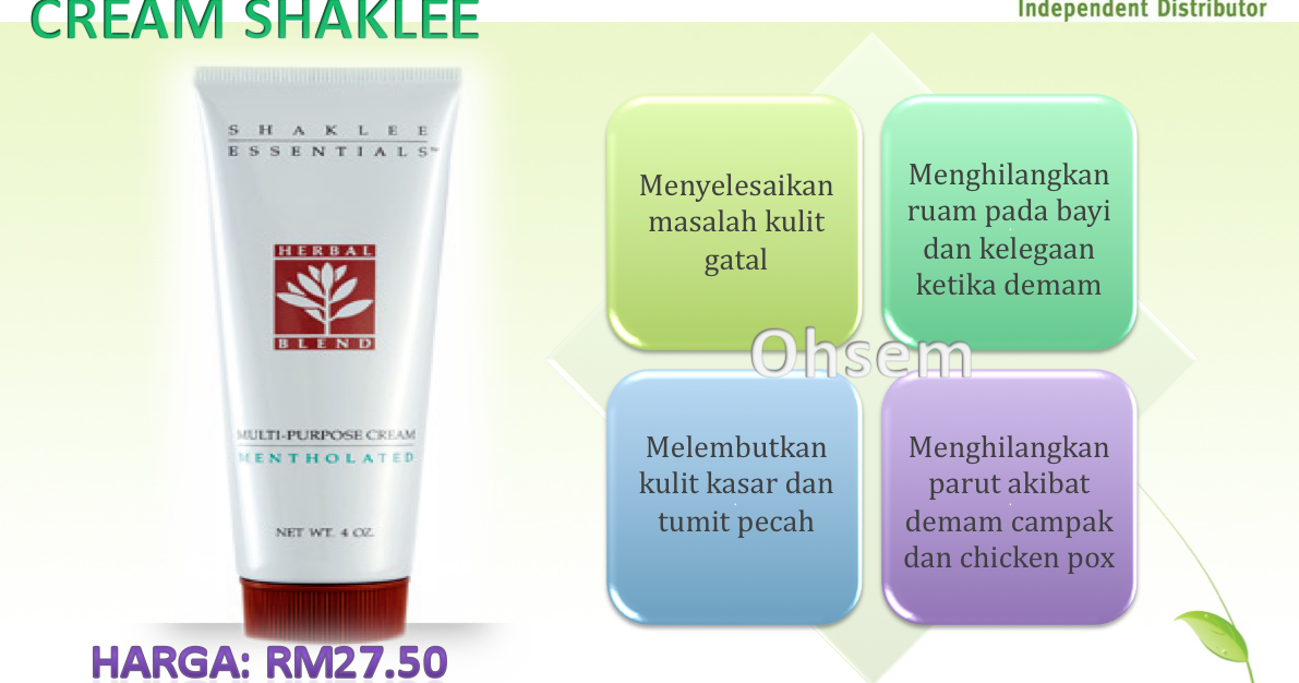 cream herbal shaklee