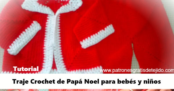Como Tejer Traje De Santa Claus A Crochet Tutorial