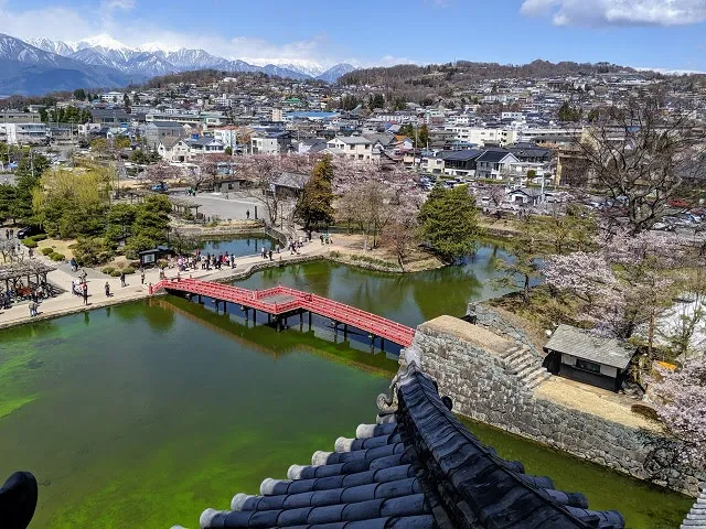 Springtime in Japan: View from Matsumoto Castle