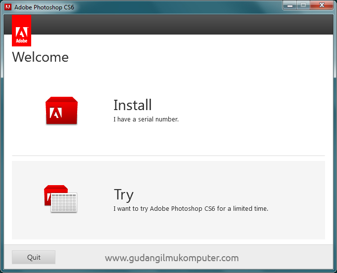 Cara Menginstal Aplikasi Adobe Photoshop Cs6 Extended