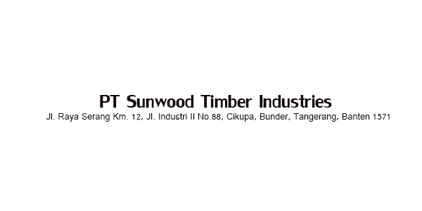 Lowongan Kerja PT Sunwood Timber Industries 2017