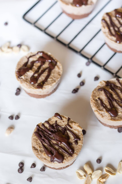 Mini tartas raw de choco-banana