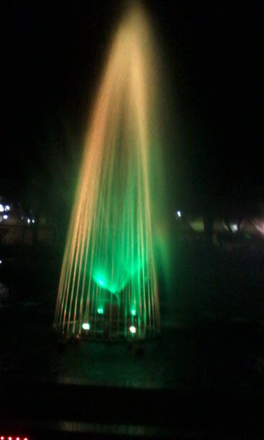 Air Mancur di Taman Gajah Alun-alun Karanganyar