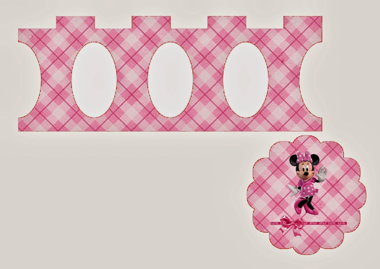 Minnie in Pink: Free Printable Mini Cupcake Stands. - Oh My Fiesta! in ...