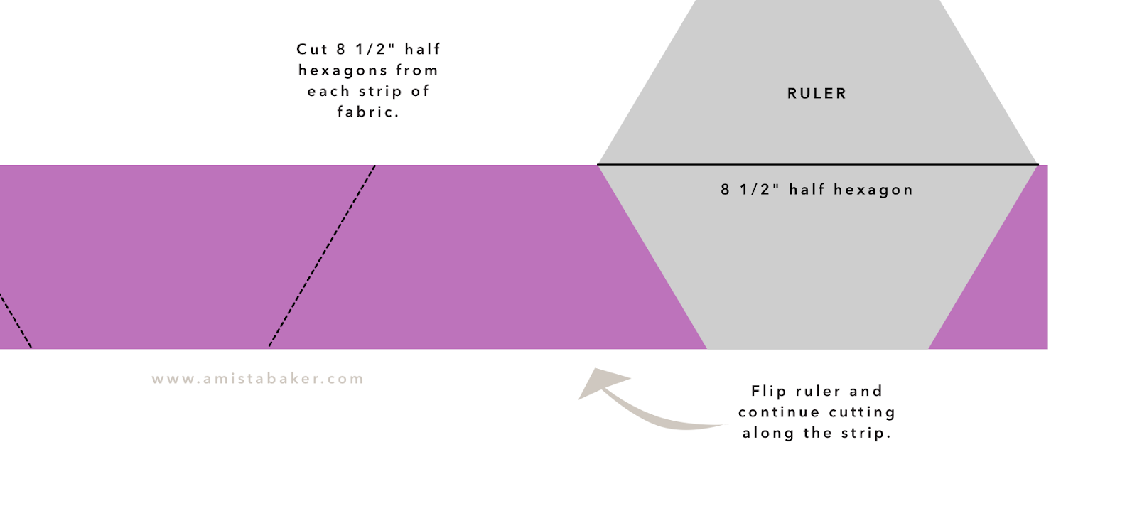 Easy Half Hexie Quilt Tutorial Amista Baker easy-half-hexie-quilt-tutorial-amista-baker