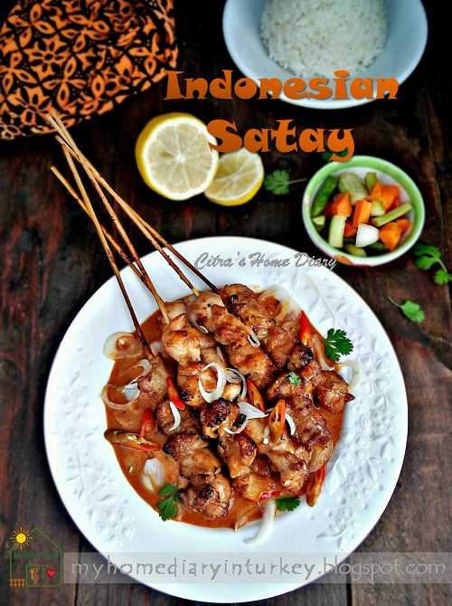 Citra's Home Diary: AUTHENTIC INDONESIAN SATAY RECIPE With Homemade ...