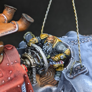 Full painted ship\'s captain