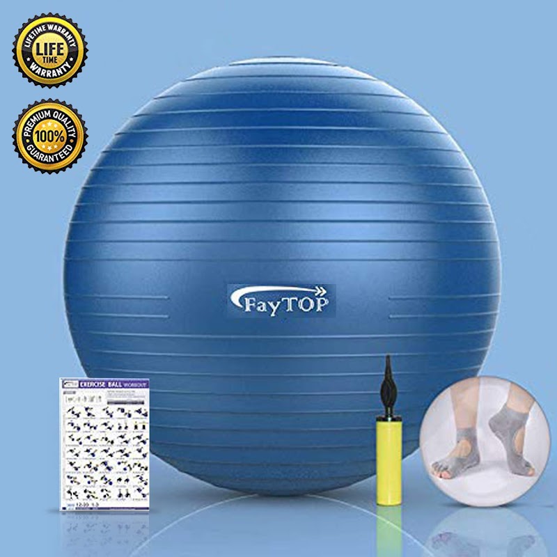 AMAZON 50 off Exercise Ball,FayTOP Yoga Ball 65 cm for Fitness