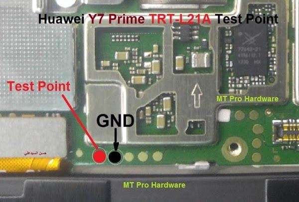 Testpoint Huawei Y7 Prime
