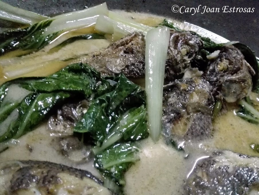 Ginataang Tilapia with Pechay