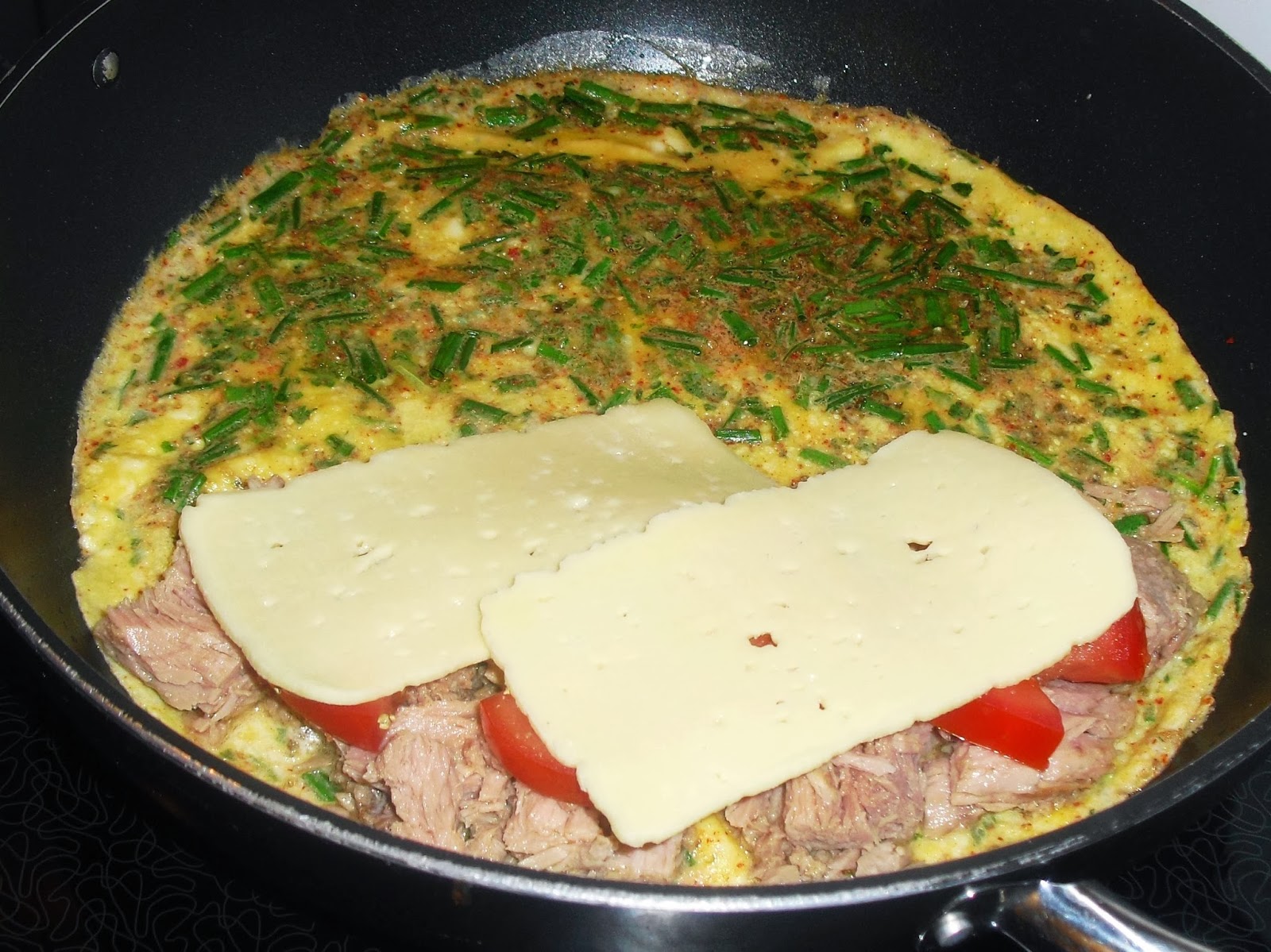 Futtern wie bei Muttern: Omelette mit Thunfisch und Käse