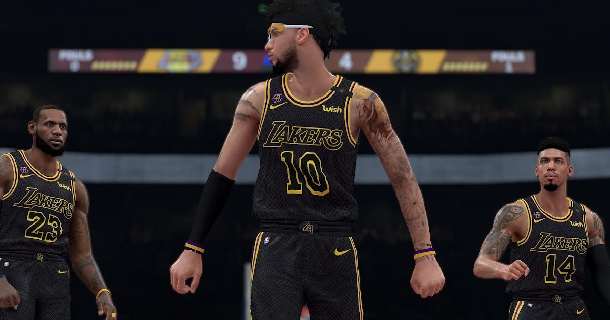 LOS ANGELES LAKERS CUSTOM JERSEY + COURT TUTORIAL! BLACK MAMBA + GOLD  UNIFORM! NBA 2K22 MyTeam! 