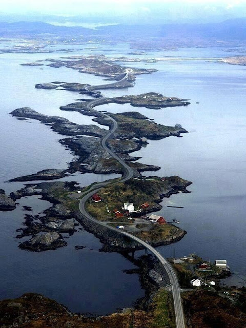 La Carretera del Atlántico en Noruega