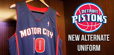 Detroit Pistons Unveil Motor City Alternate Jerseys