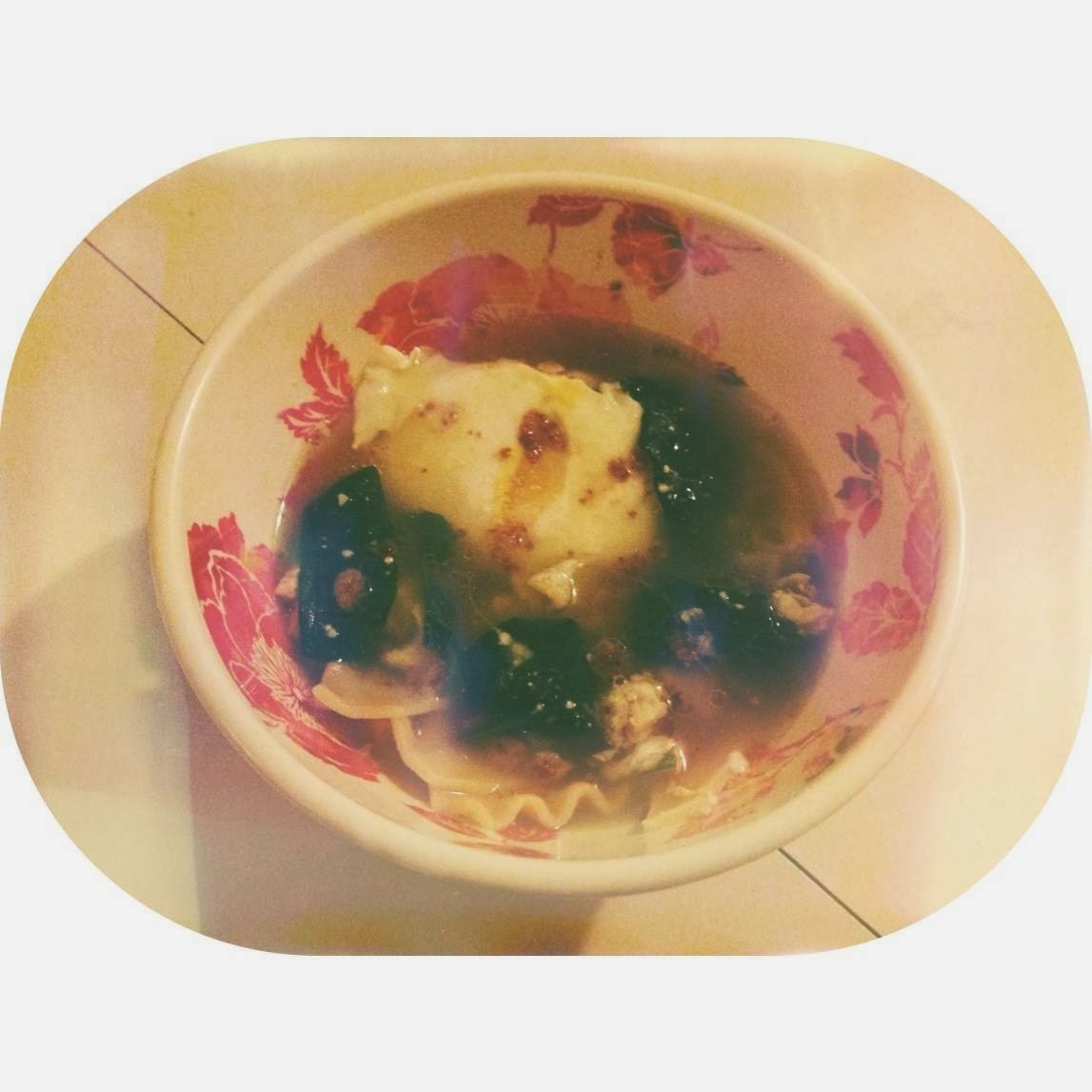 Ridiculous Rambles Chicken Noodle Soup with a Soda on the Side...Minus the Soda.