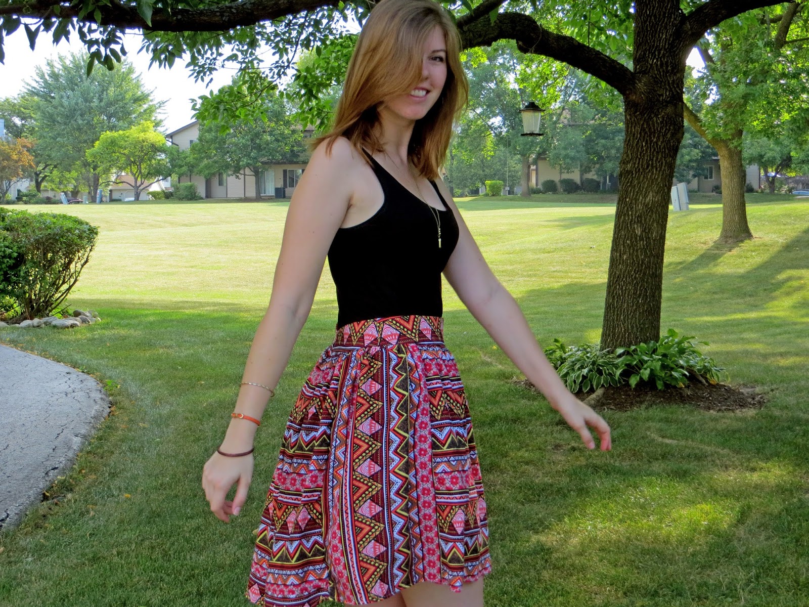 A Saucy Tribal Skirt — the quirky peach