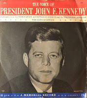 John F. Kennedy 78 RPM Record Cover