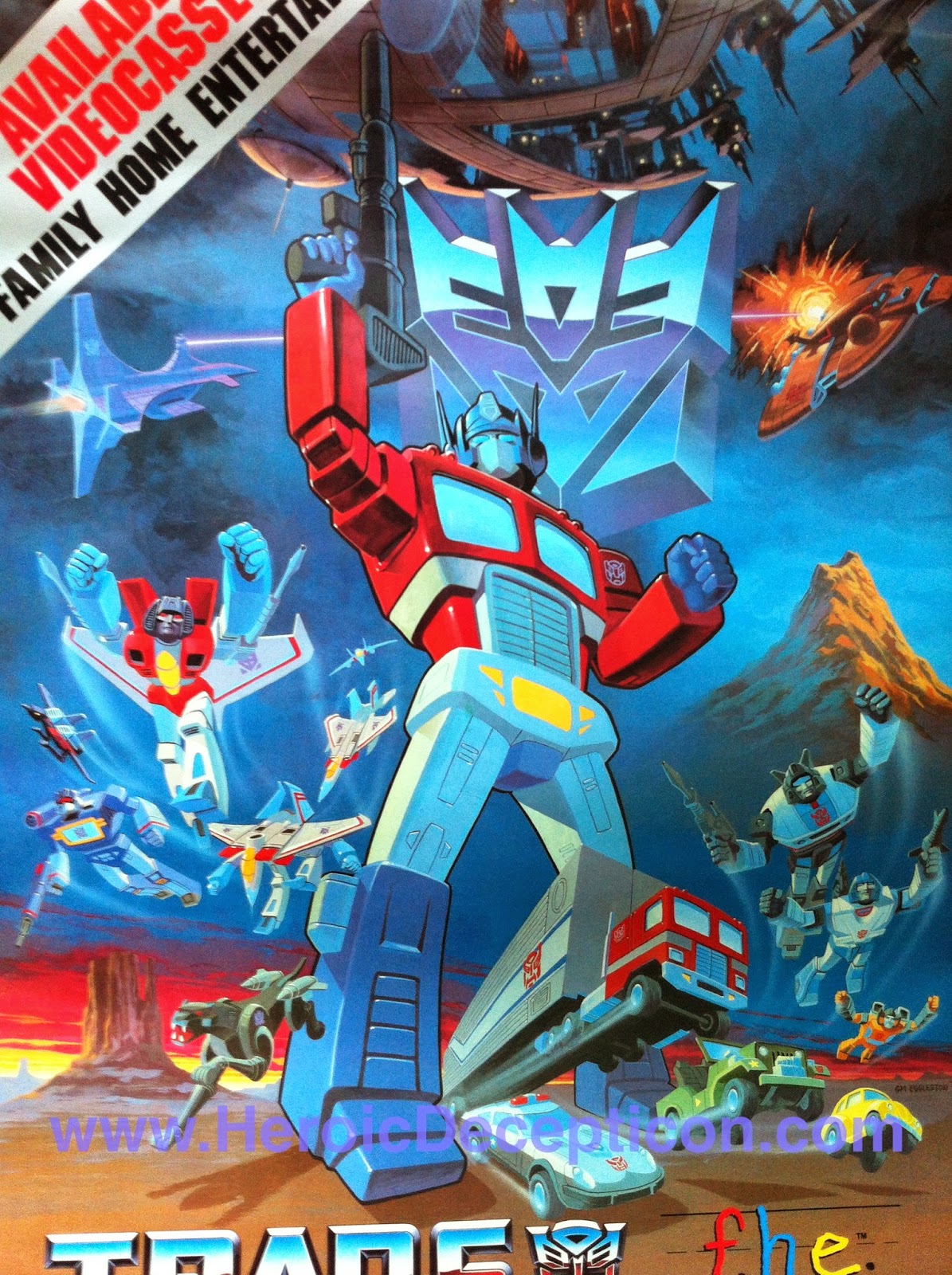 Heroic Decepticon: Panini Transformers sticker book and ...