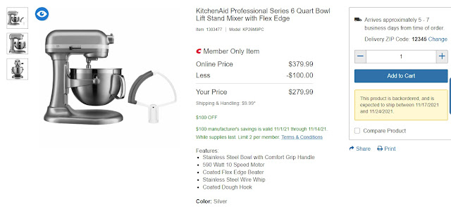 Costco Deals - ❤️Beautiful @kitchenaidusa 9 cup