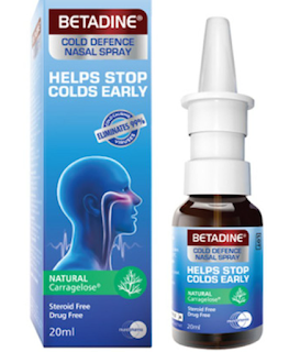 Betadine Cold Defense Nasal Spray, Solusi Alternative Untuk Mengatasi Flu