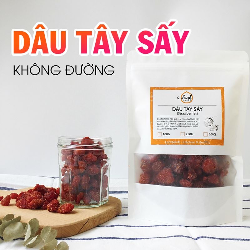 Lanhfoods Dâu tây sấy lạnh