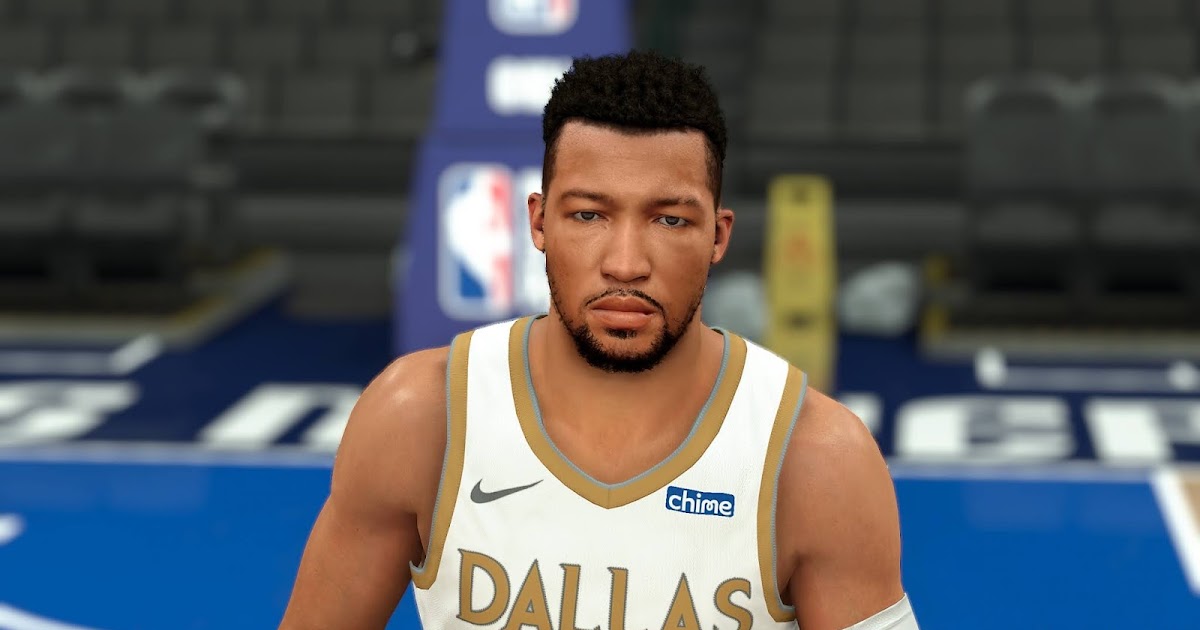 Jalen Brunson Cyberface, Hair and Body Model By White 55