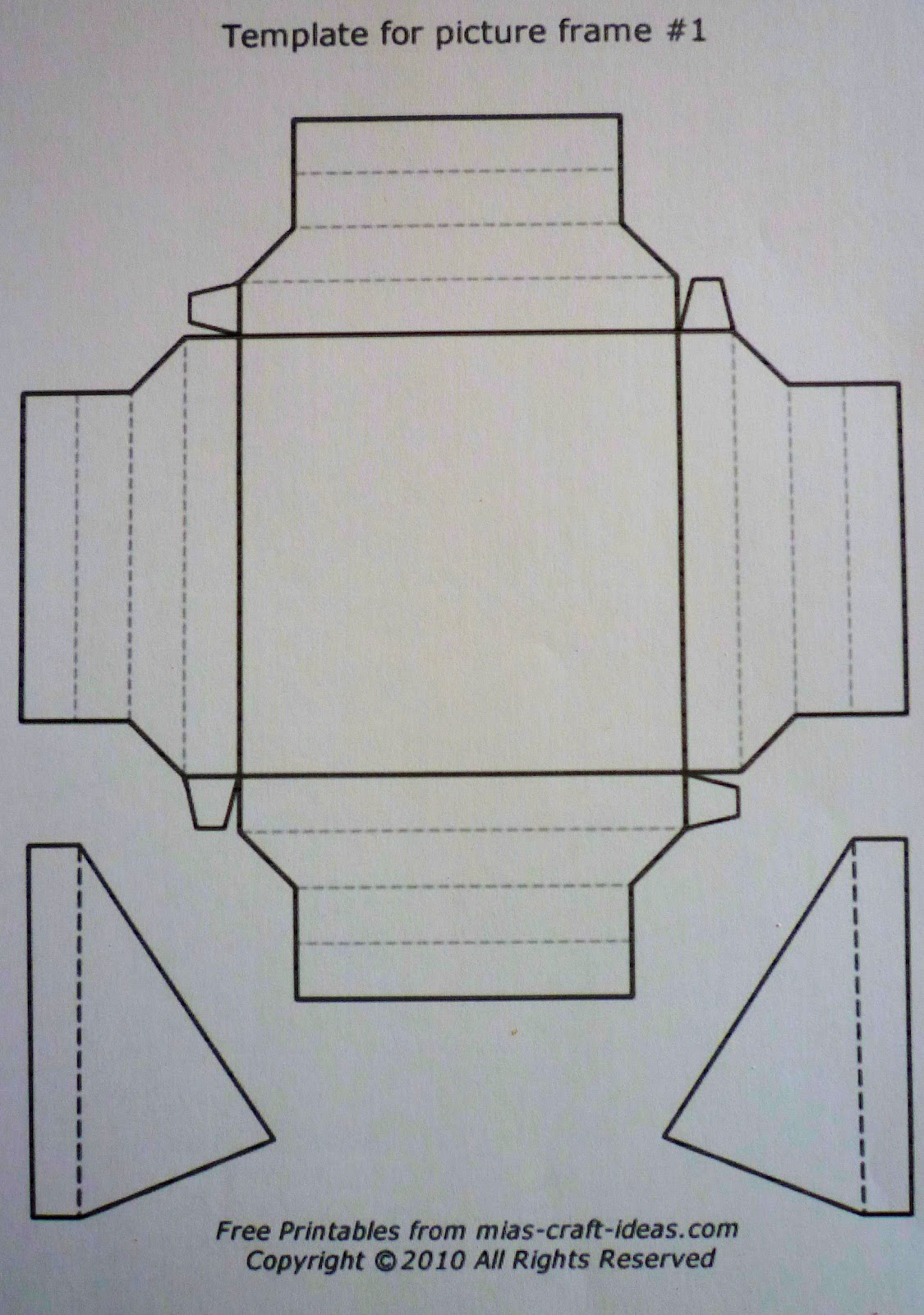 Model Frame Template Tales from My Craft Table: In the frame...