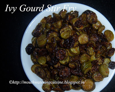 Ivy Gourd Stir Fry