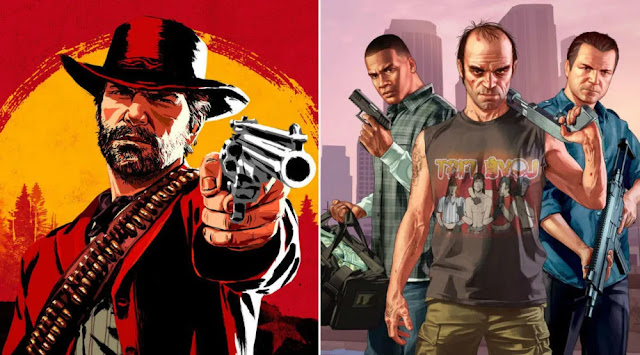 لعبة GTA 5 و Red Dead Redemption 2 تقود روكستار لحصد المزيد من الإنجازات 