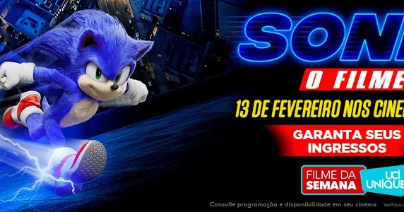 Poster Do Sonic De Sonic O Filme 2  Festas de aniversário do sonic,  Imagens de gato e cachorro, Aniversário do sonic