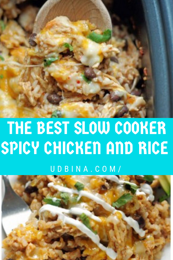 SLOW COOKER SPICY CHICKEN & RICE RECIPES Royale Recipes!