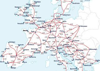 Mapa Ferroviario Europa - Mapa Europa