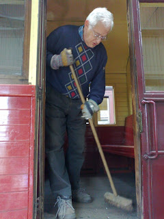 Colin cleaning carriages