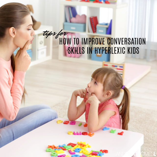 Hyperlexia teaching strategies for improving conversation skills