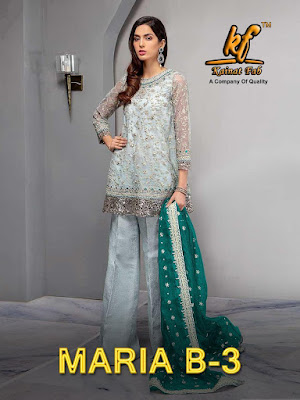 Kainat Fab Maria B 3 Pakistani Suits Collection