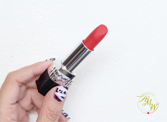 a photo of Dior Rouge matte 999 review by Nikki Tiu of askmewhats.com