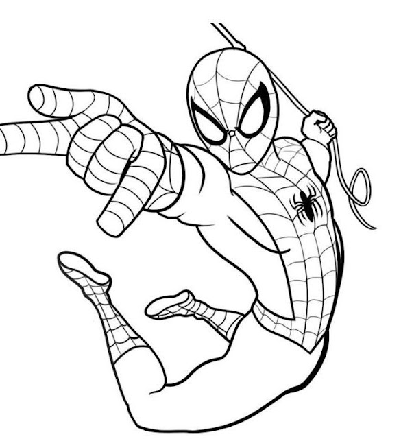 Top 10 Free Spiderman Coloring Pages