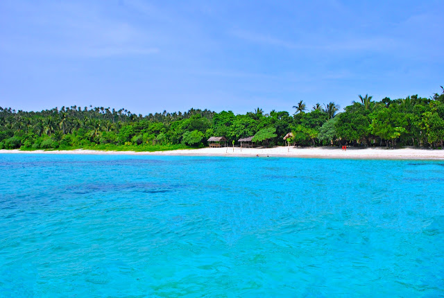 Blue waters of Subic beach