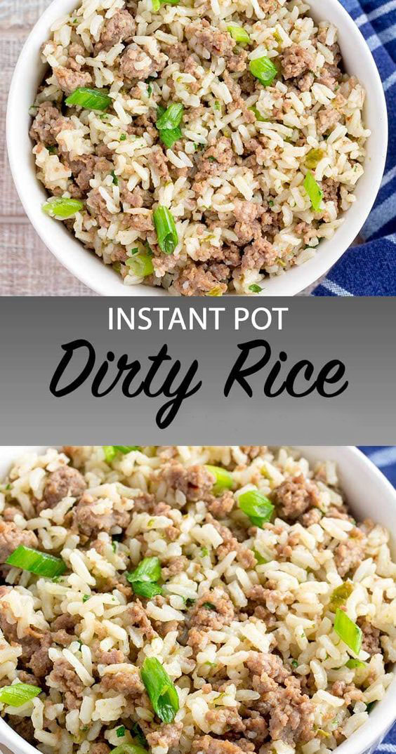 Instant Pot Dirty Rice GLENDA KITCHEN