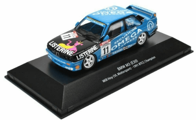 atlas btcc collection, british touring cars champions collection, bmw m3 e30 1:43 will hoy