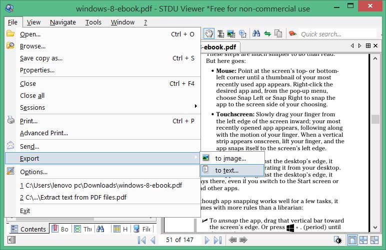 Export txt. Extract text. STDU viewer. Snaps приложение. STDU viewer icon.