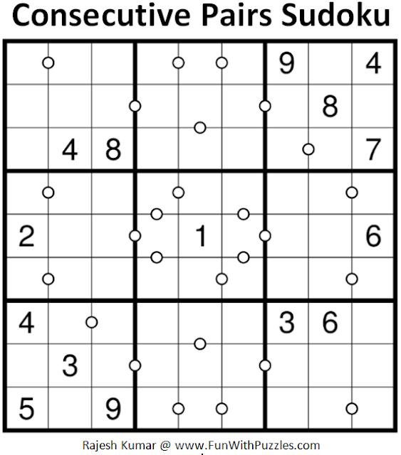 Consecutive Pairs Sudoku (Daily Sudoku League #183)