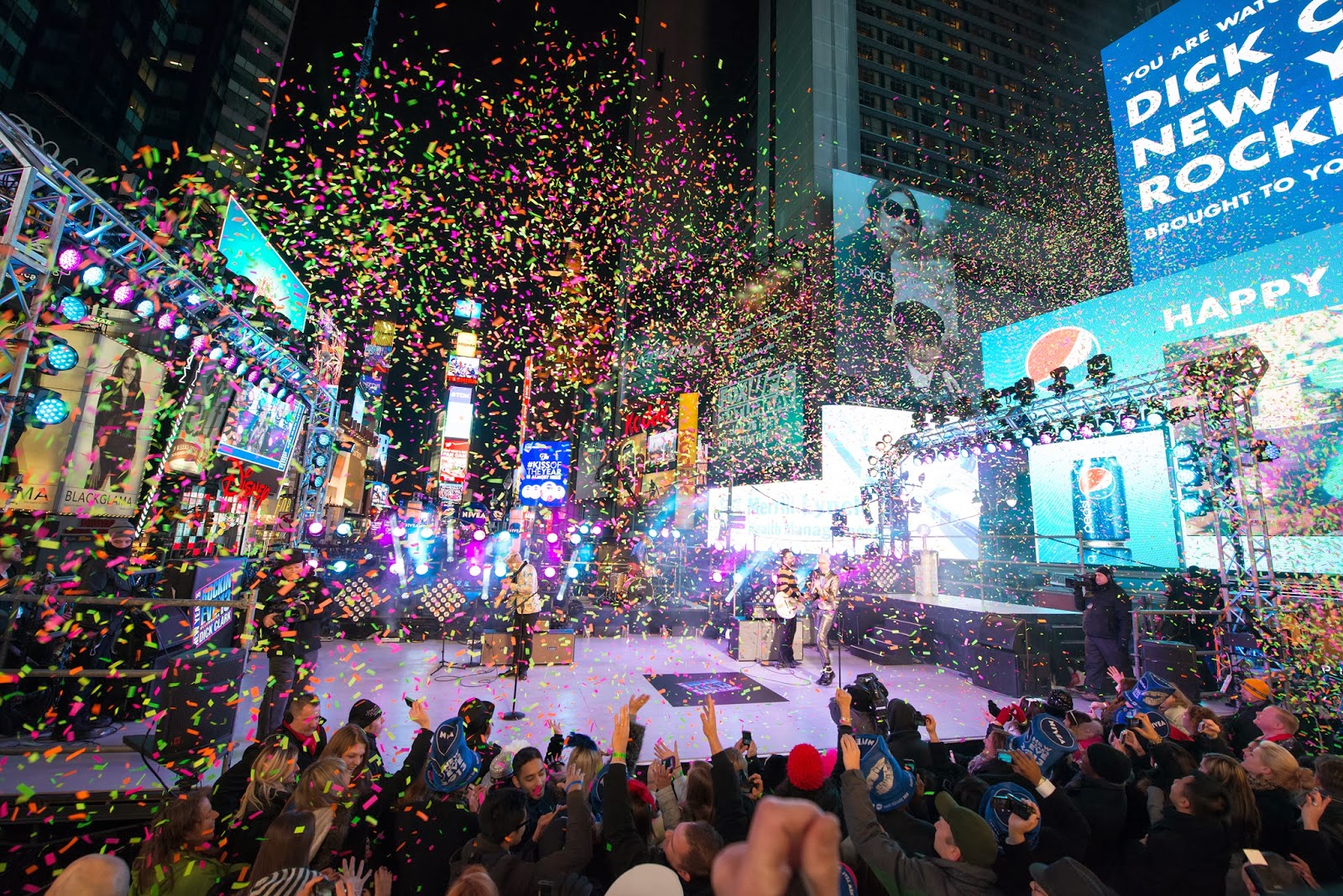 New Year Celebrations at Times Square New York Future Blow