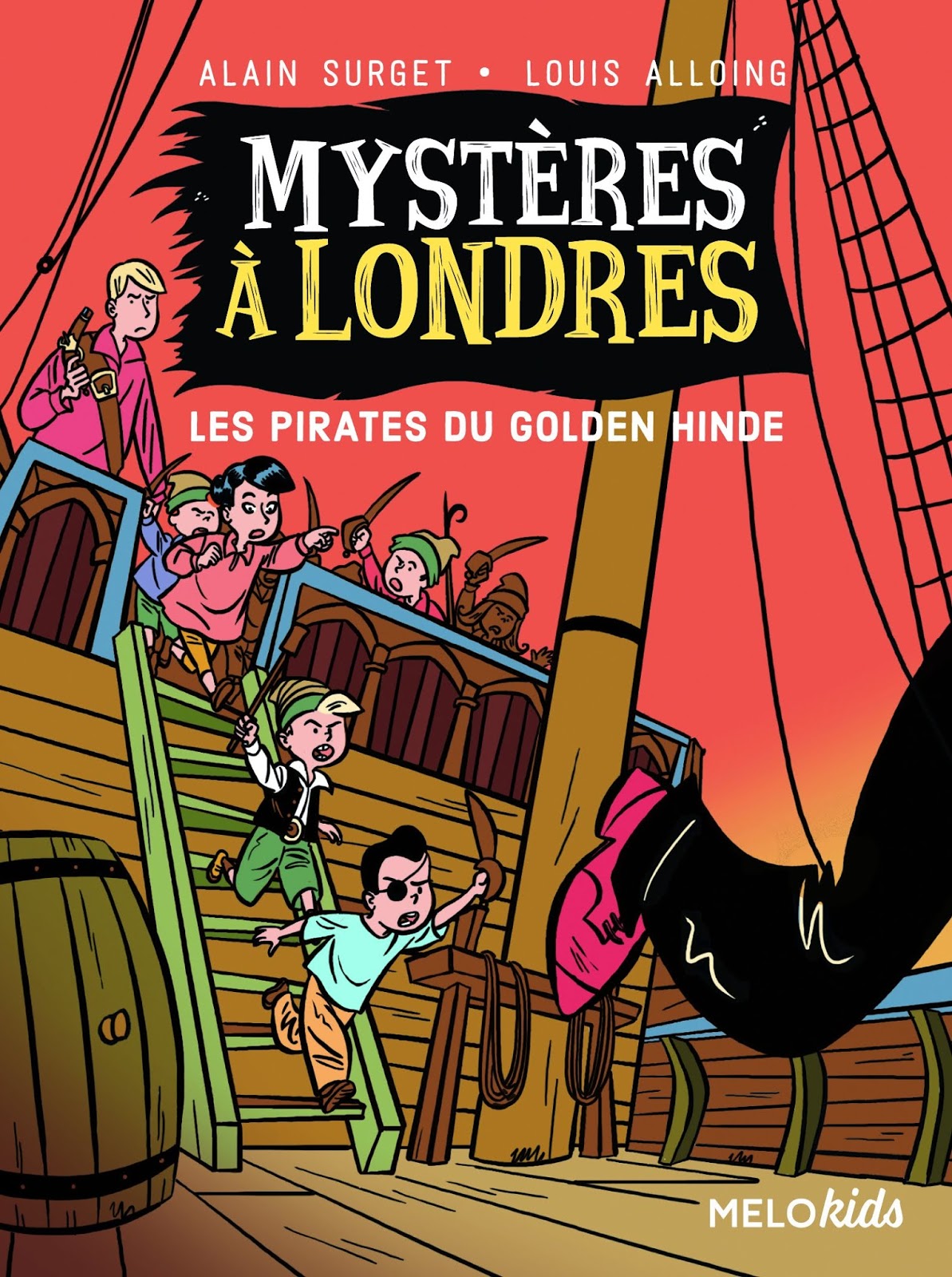 A Travers Ma Fenêtre Livre Tome 2 Les pirates du Golden Hinde d’Alain Surget et Louis Alloing (Mystères à