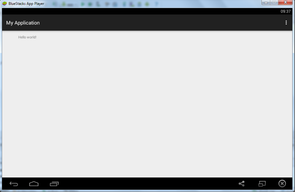 Aplikasi Android Studio di Bluestack Aplikasi Android Studio di Bluestack