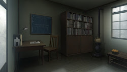 Anime Landscape: Anime Work Room Background