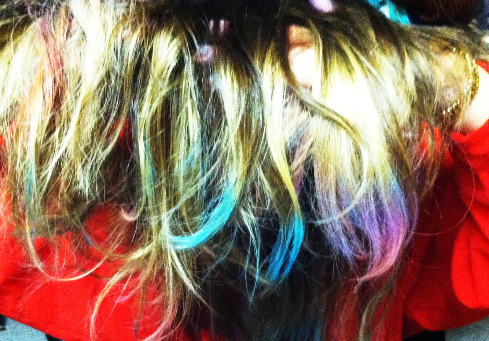 fox and gypsy Hair Chalking