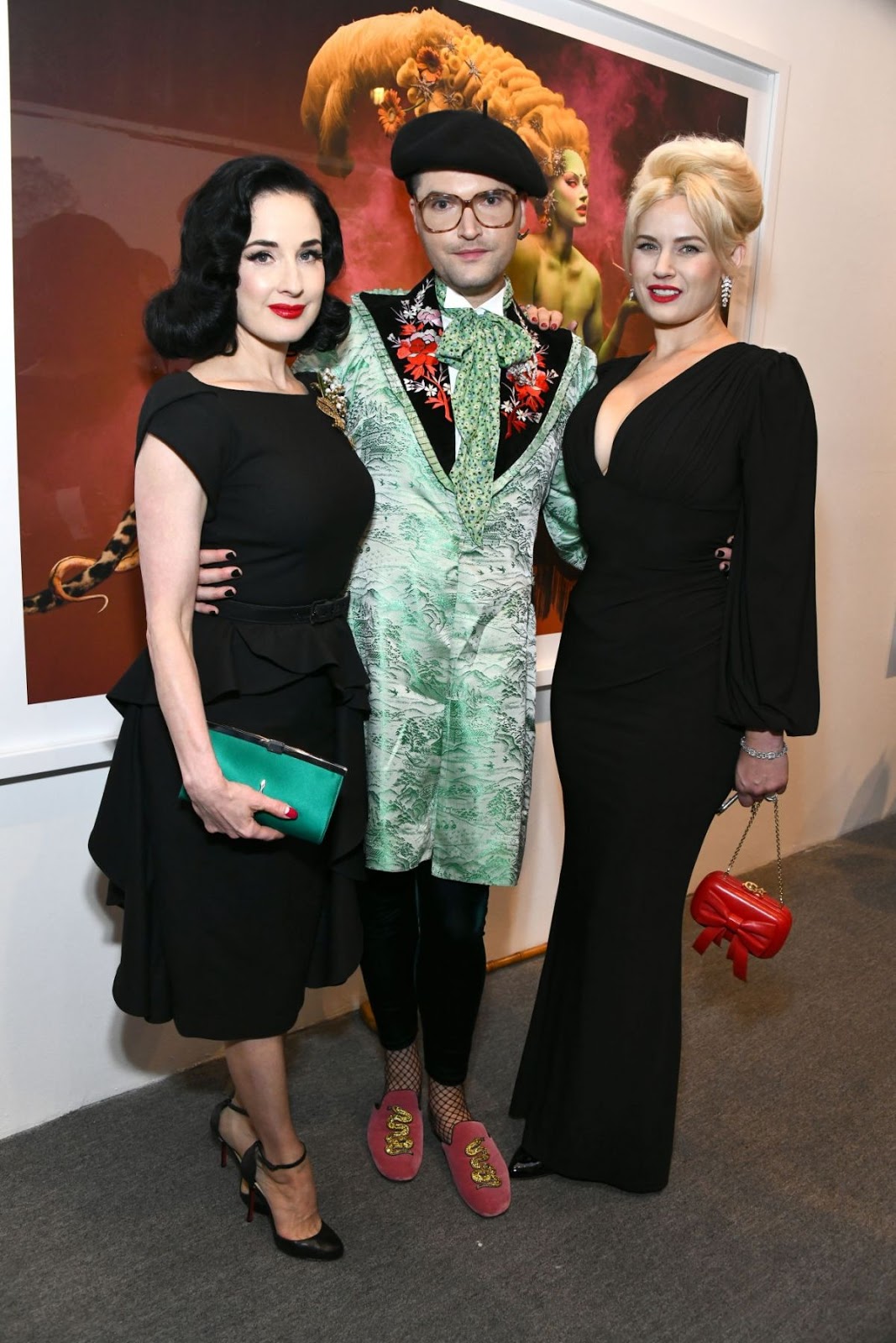 Dita Von Teese clicks at World of Wonder Hosts Reception for Franz