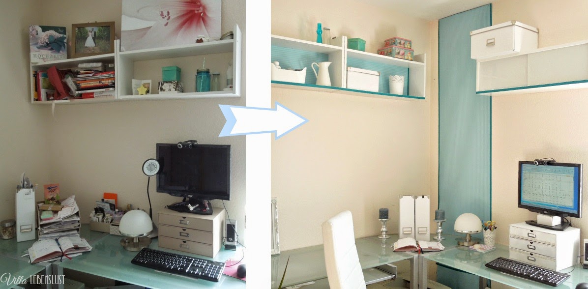 Villa Lebenslust Blog: Sonntag = Ordnungstag - DIY Home-Office Gestaltung 3