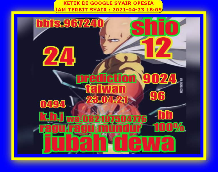 PREDIKSI HK MALAM INI